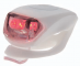 FA 71 W Fanalino in Silicone Frog posteriore 2 Led 2 funzioni Bianco  (batt. incl.)